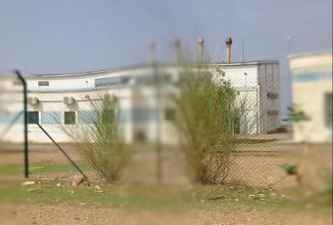 صورة محطة الكهرباء المقذية لمدينة كيفة
