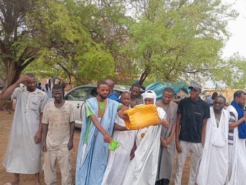 جانب من الوقفة الاحتجاجية بمدينة كنكوصه