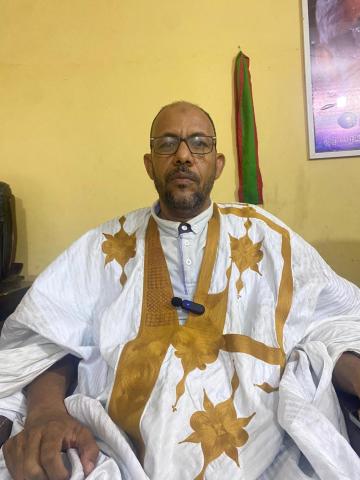 صورة السيد محمد محمود ولد عبدي منسق حملة تواصل في ولاية لعصابه
